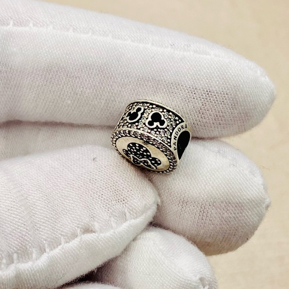 EUC Pandora Sterling Silver Disney Sparkling Icons Limited Edition Charm - Picture 6 of 11